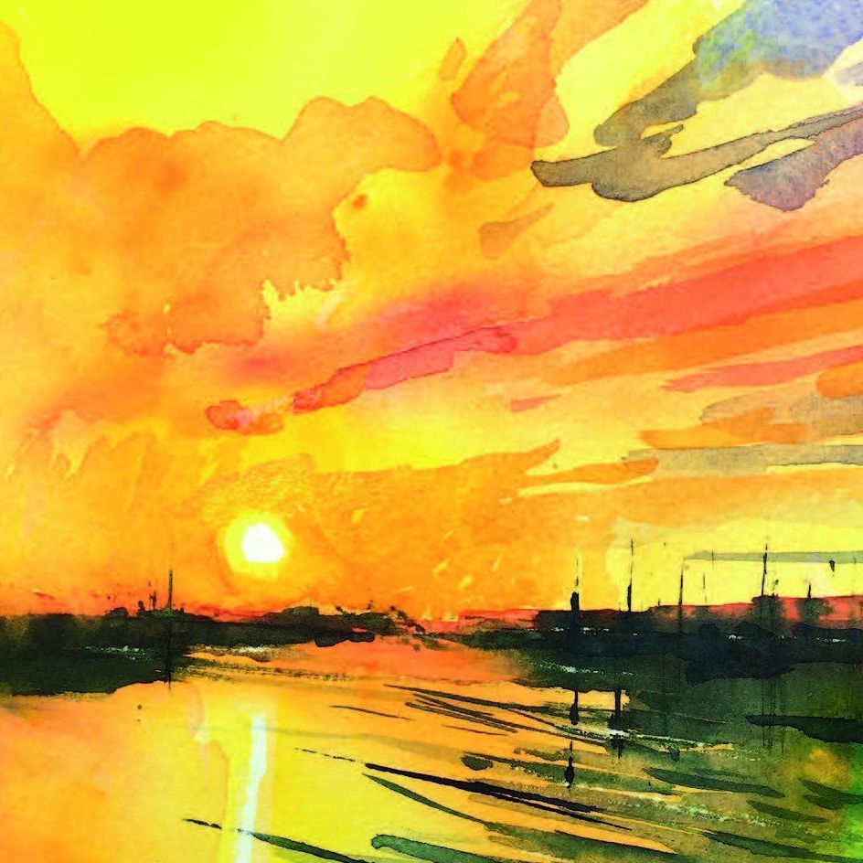 ‘Estuary Sunrise’ Painting Project